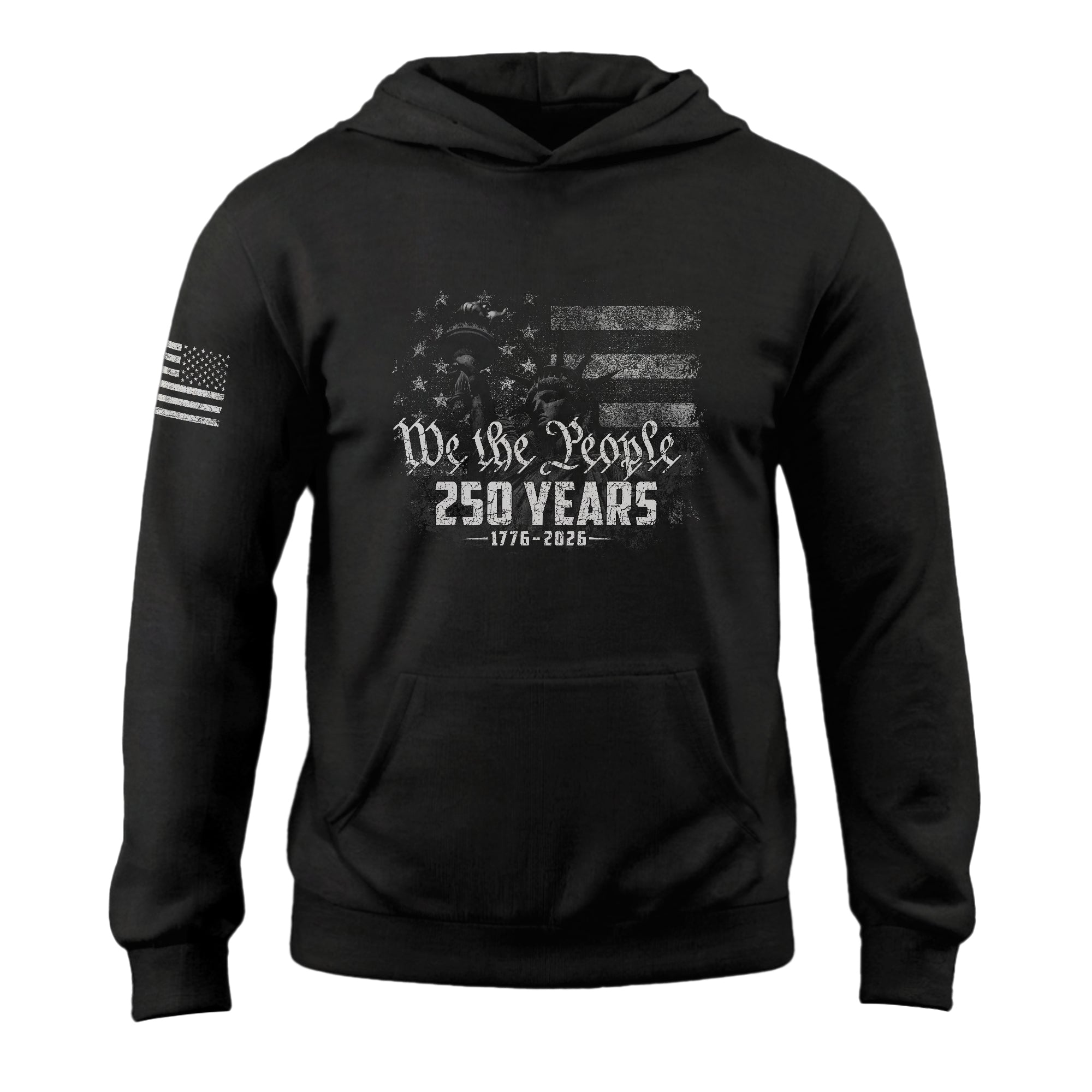 USA 250th Anniversary Semiquincentennial 250 Years Hoodie 1776-2026 We The People Eagle Flag Patriotic