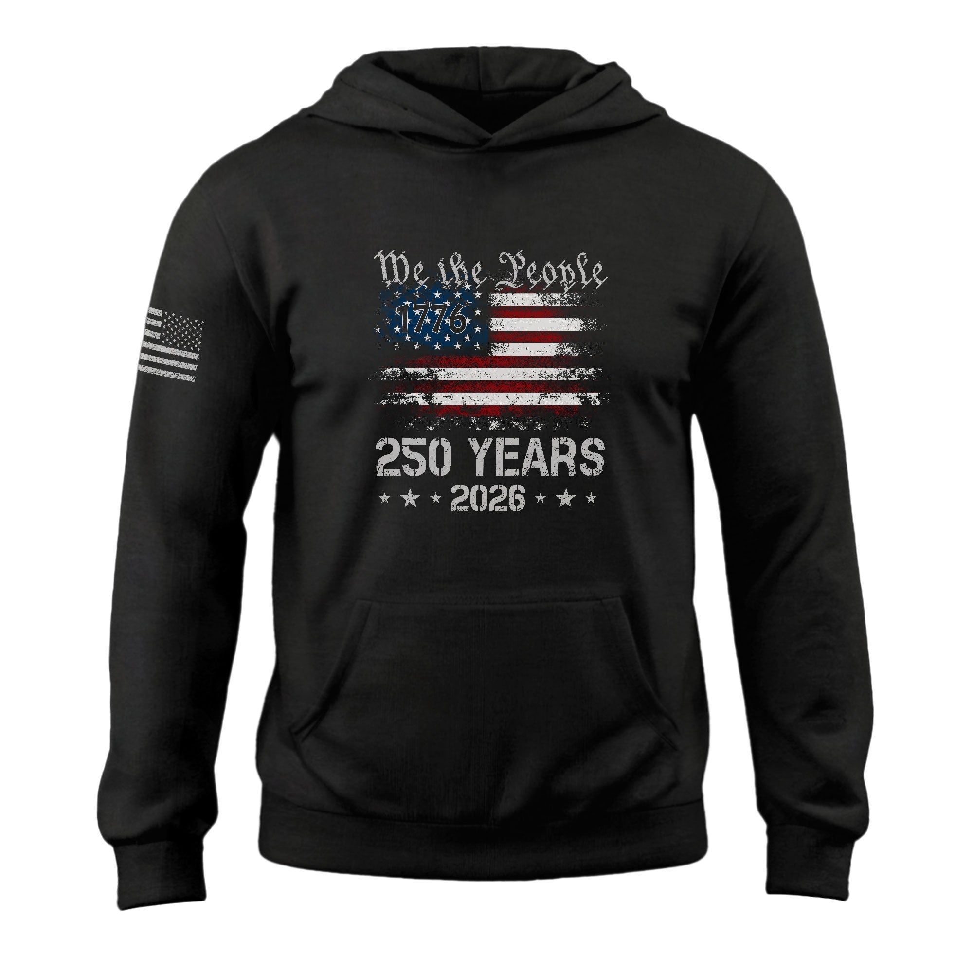 USA 250th Anniversary Semiquincentennial 250 Years Hoodie 1776-2026 We The People