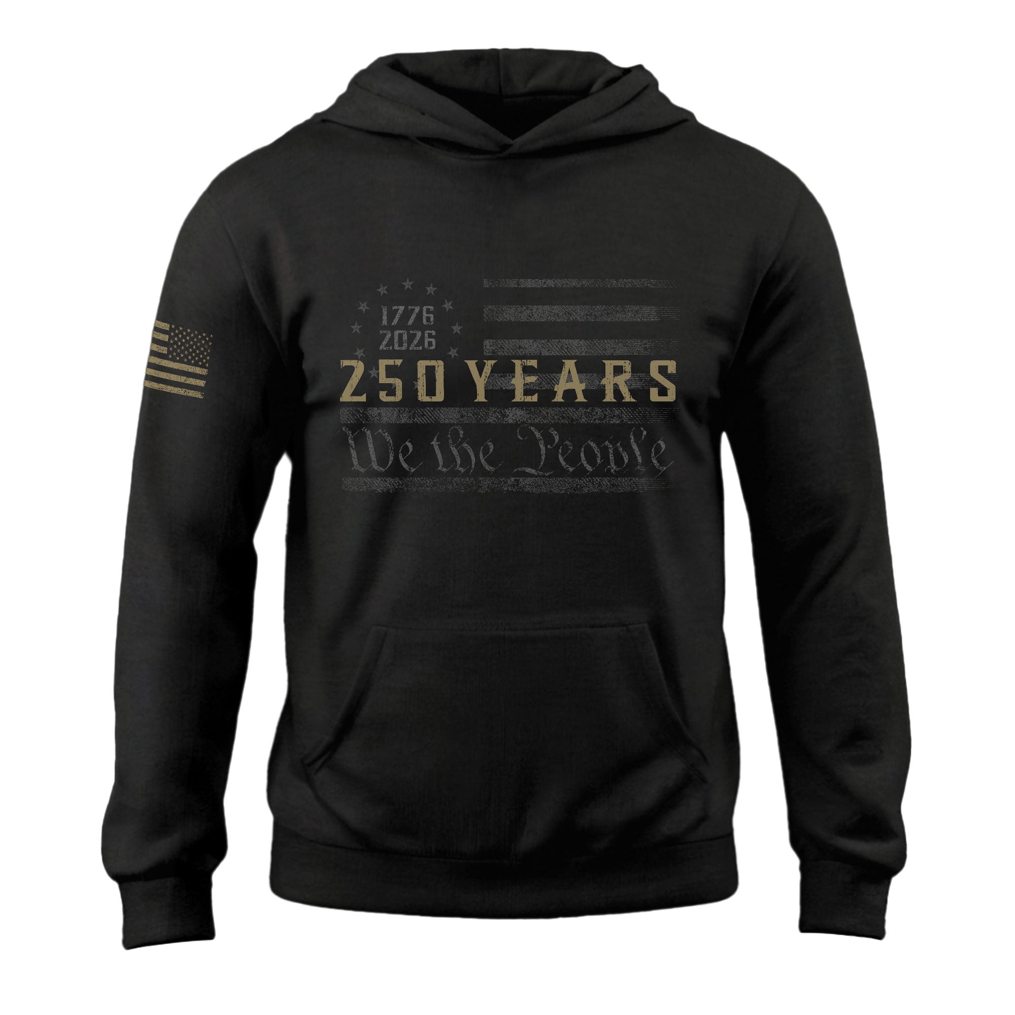 USA 250th Anniversary Semiquincentennial 250 Years Hoodie 1776-2026 We The People Patriotic Flag Heritage