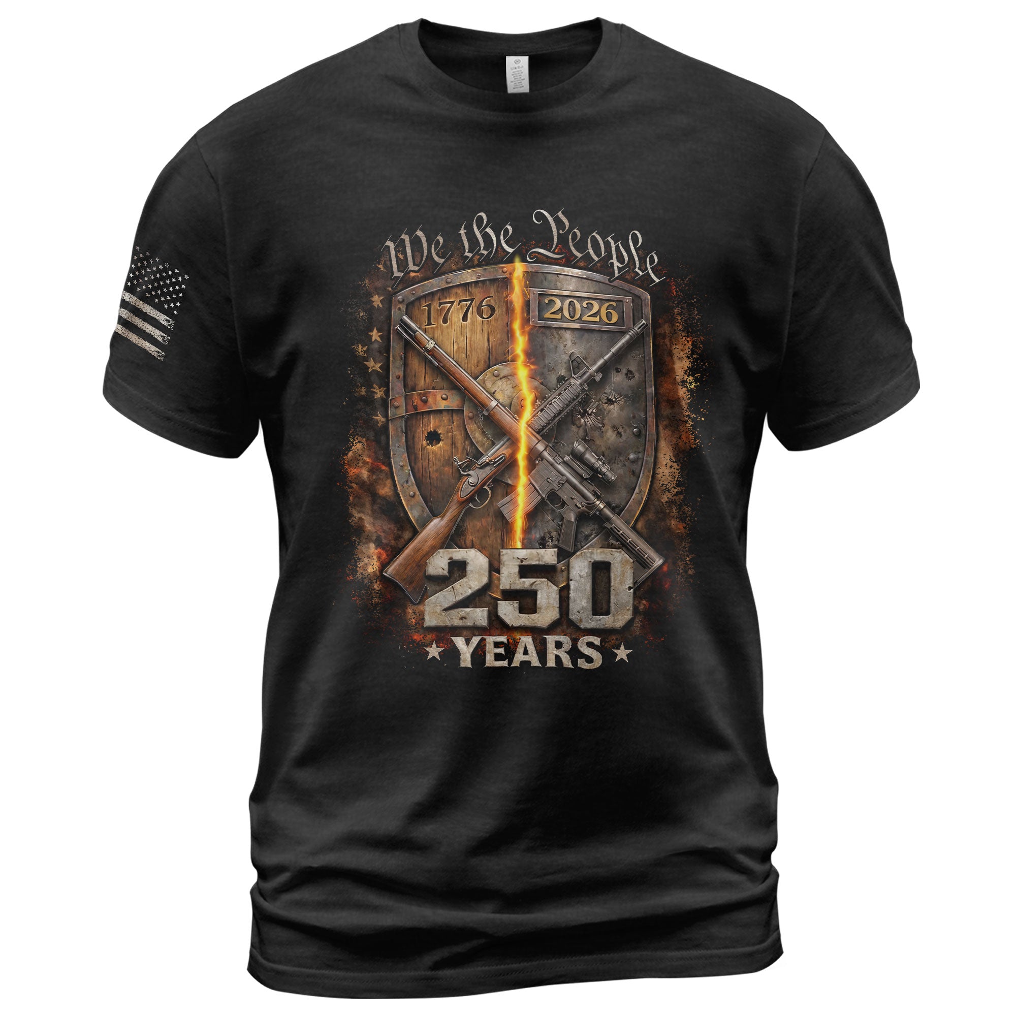 USA 250th Anniversary Semiquincentennial 250 Years Shirt 1776-2026 Forged in Liberty We The People Mental Strength Patriotic