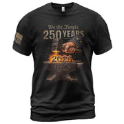 United States 250th Anniversary 250 Years Semiquincentennial Shirt 1776-2026 Forged in Liberty Patriotic Heritage