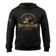 USA 250th Anniversary Hoodie 250 Years Semiquincentennial 1776-2026 Vintage American Emblem Eagle Liberty Patriotic