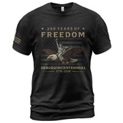 USA 250th Anniversary Shirt 250 Years of Freedom Semiquincentennial 1776-2026 We The People Eagle Lady Liberty Patriotic