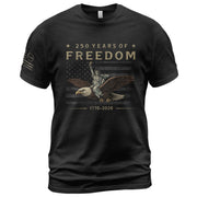 USA 250th Anniversary Shirt 250 Years of Freedom 1776-2026 We The People Eagle Lady Liberty Patriotic