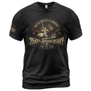 USA 250th Anniversary Shirt 250 Years Semiquincentennial 1776-2026 Retro Vintage American Emblem Eagle Liberty