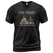USA 250th Anniversary Shirt 1776-2026 Retro American Sailing Ship Patriotic Tee