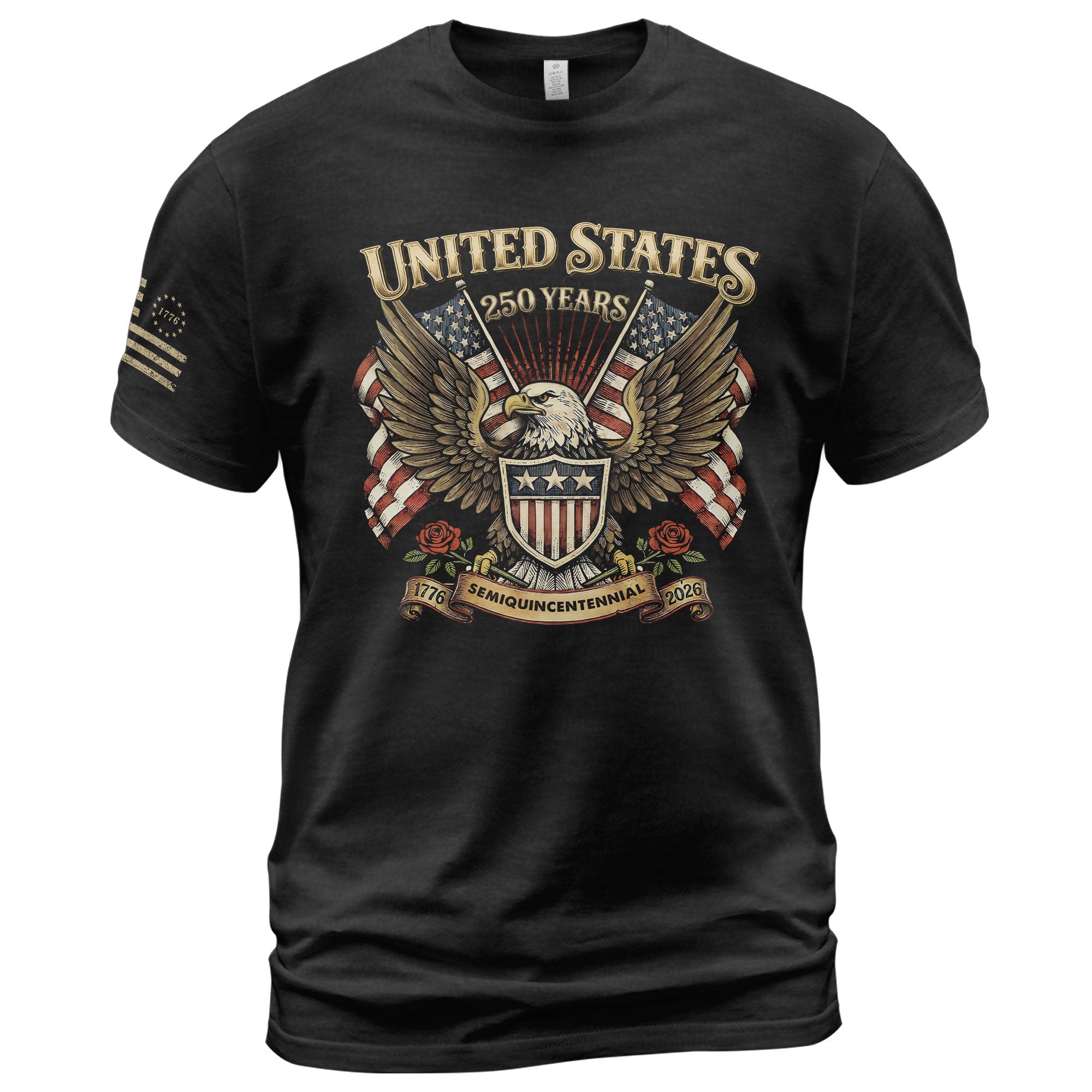 USA 250th Anniversary Shirt 1776–2026, Semiquincentennial Past and Present Freedom Tribute