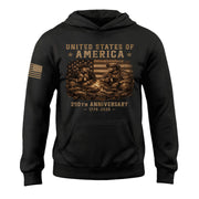 America 1776–2026 250 Years Anniversary Hoodie, Classic American History Celebration Hoodie Unisex