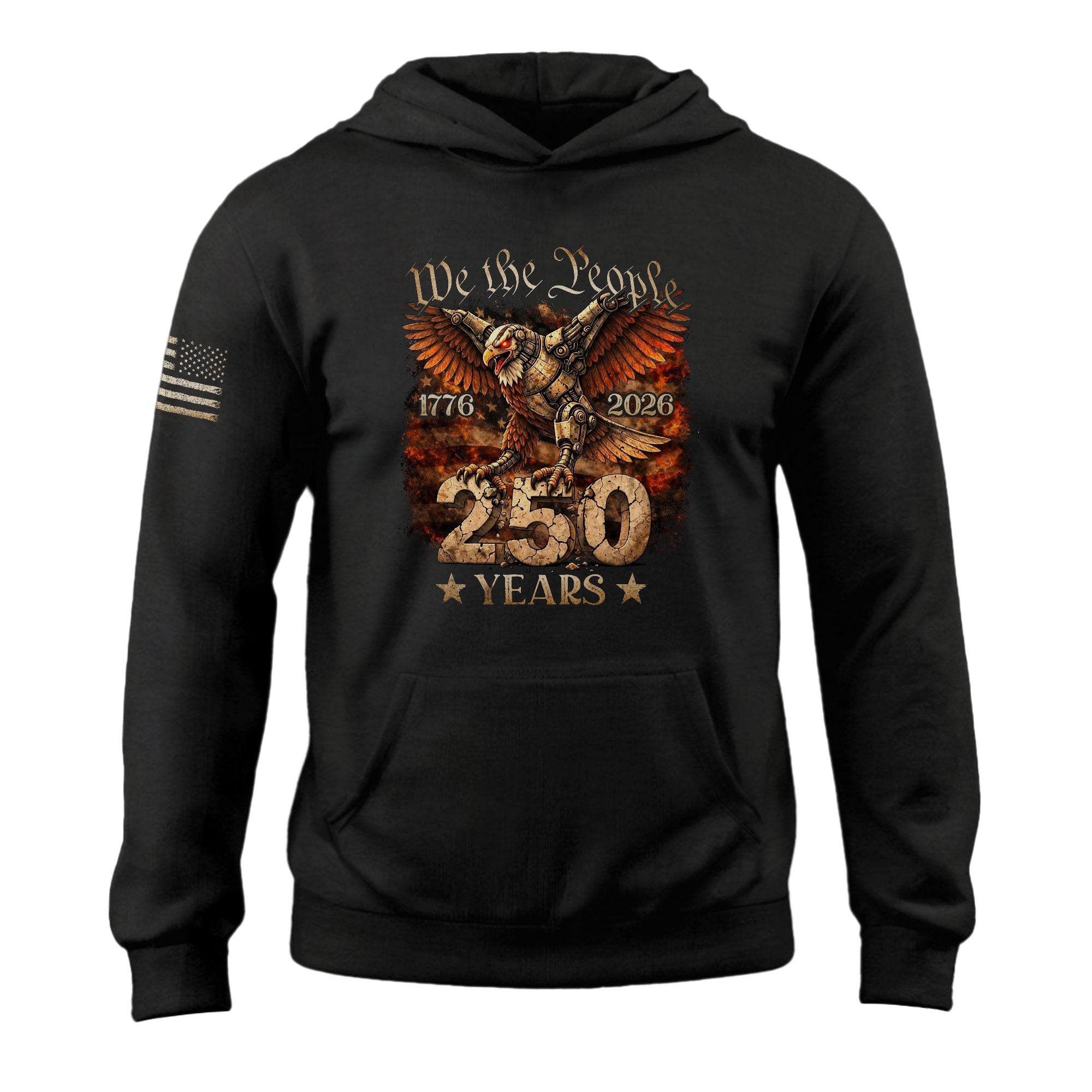 USA 250th Anniversary Hoodie 1776–2026, Premium American Heritage Freedom Celebration Hoodie