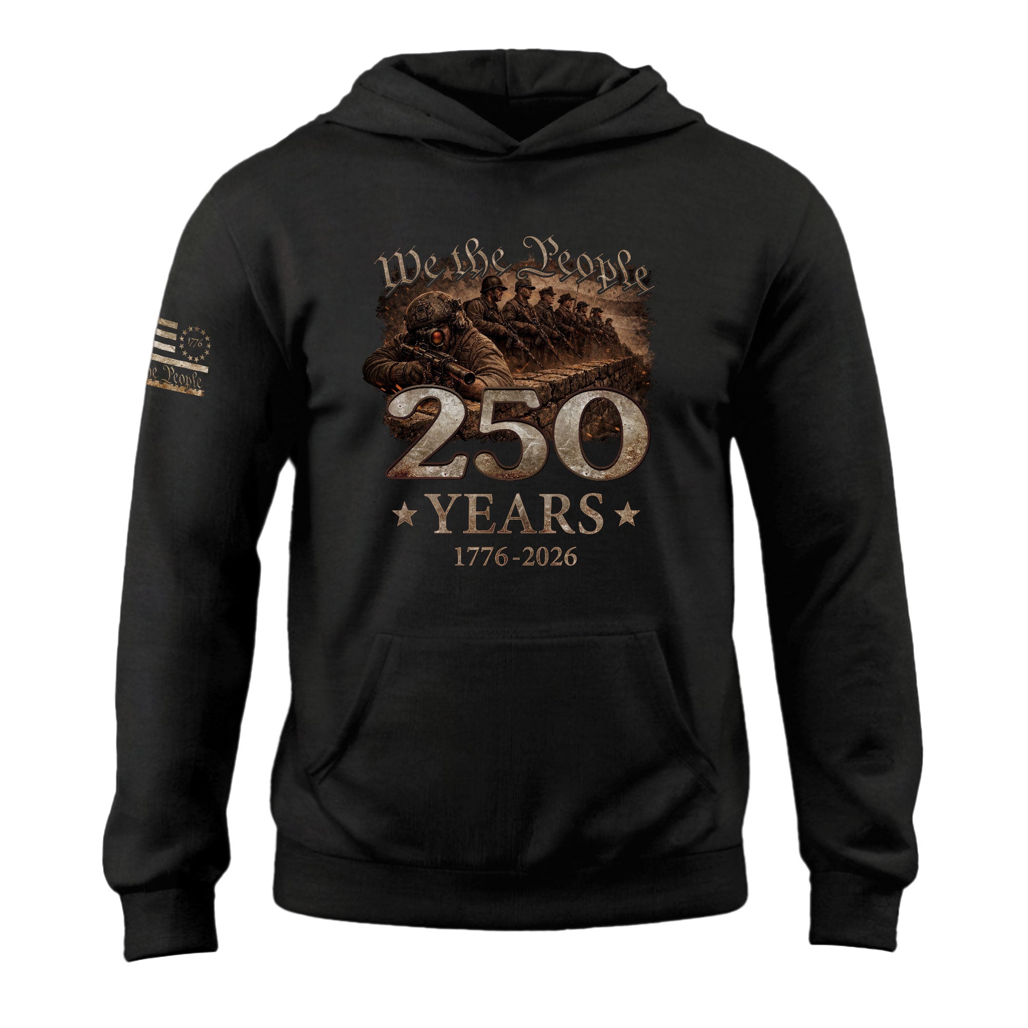 America 250 Years Anniversary Hoodie 1776–2026, Vintage American Freedom Heritage Design