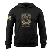 America 1776–2026 250 Years Anniversary Hoodie, Patriotic Eagle Symbol of Freedom and Pride - Rust Field Wear