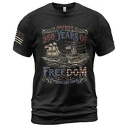 USA Patriotic 250th Anniversary Shirt Freedom Heritage Since 1776