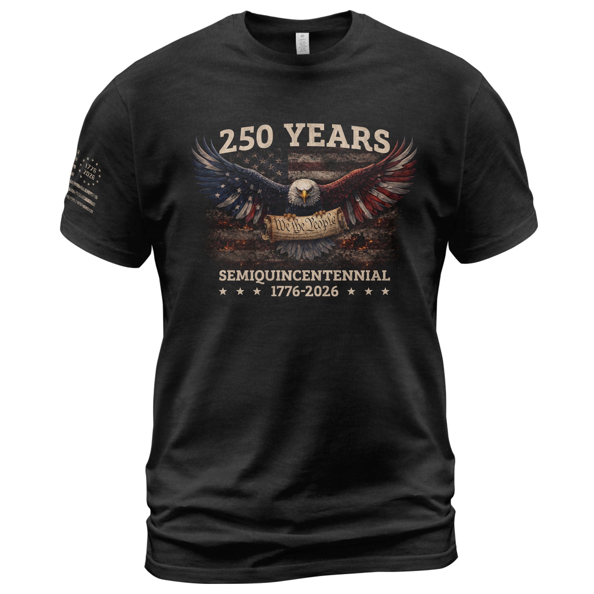 USA 250th Anniversary Shirt 1776–2026, Semiquincentennial American Eagle Commemoration