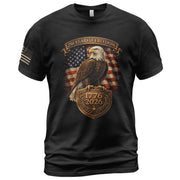 USA Eagle 250th Anniversary Patriotic Shirt Semiquincentennial Freedom Tee