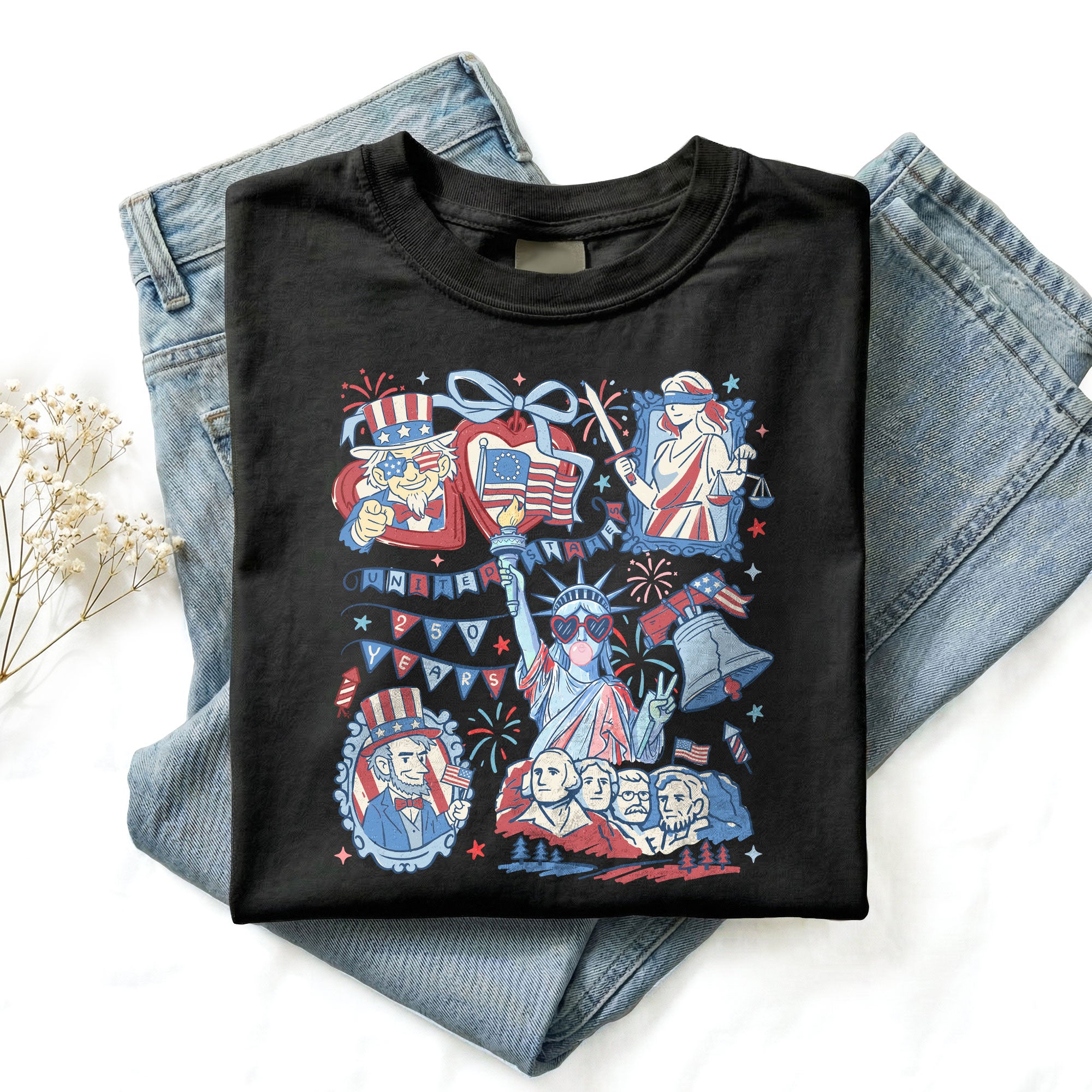 250 Years America Anniversary 2026 Shirt - 1776 Patriotic Freedom Commemorative Tee