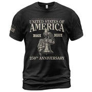 USA 250 Years Shirt Semiquincentennial 1776-2026 Commemorative Patriotic Eagle Liberty Bell Men’s T-Shirt