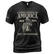 USA 250 Years Shirt 1776-2026 Commemorative Patriotic Eagle Liberty Bell Men’s T-Shirt
