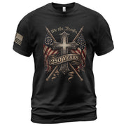 USA 1776–2026 Christian Freedom Celebration Shirt Patriotic Heritage