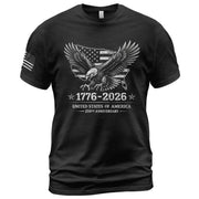 USA 250th Anniversary Shirt 1776-2026 United States of America Patriotic Eagle American Flag Semiquincentennial