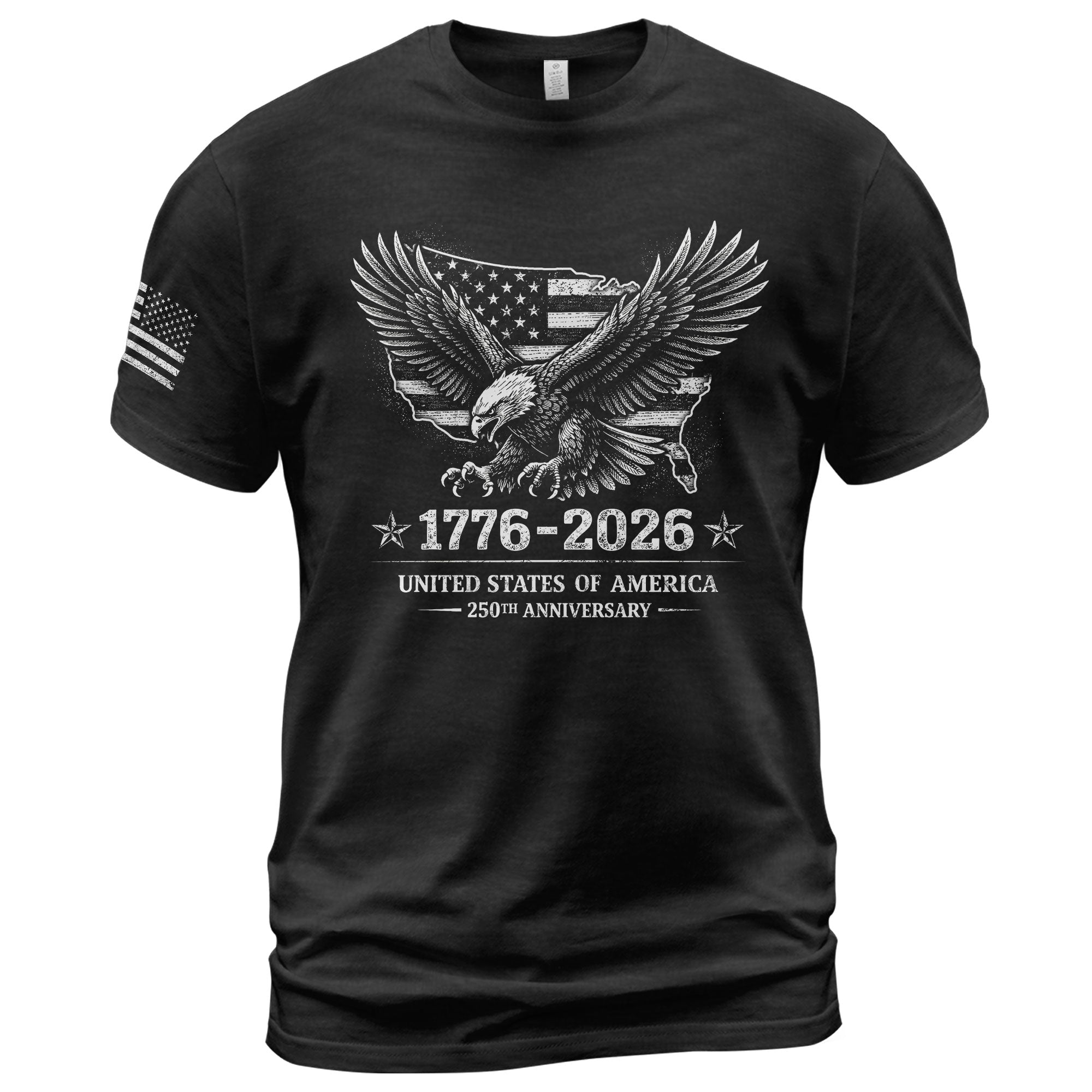 USA 250th Anniversary Shirt 1776-2026 United States of America Patriotic Eagle American Flag Semiquincentennial