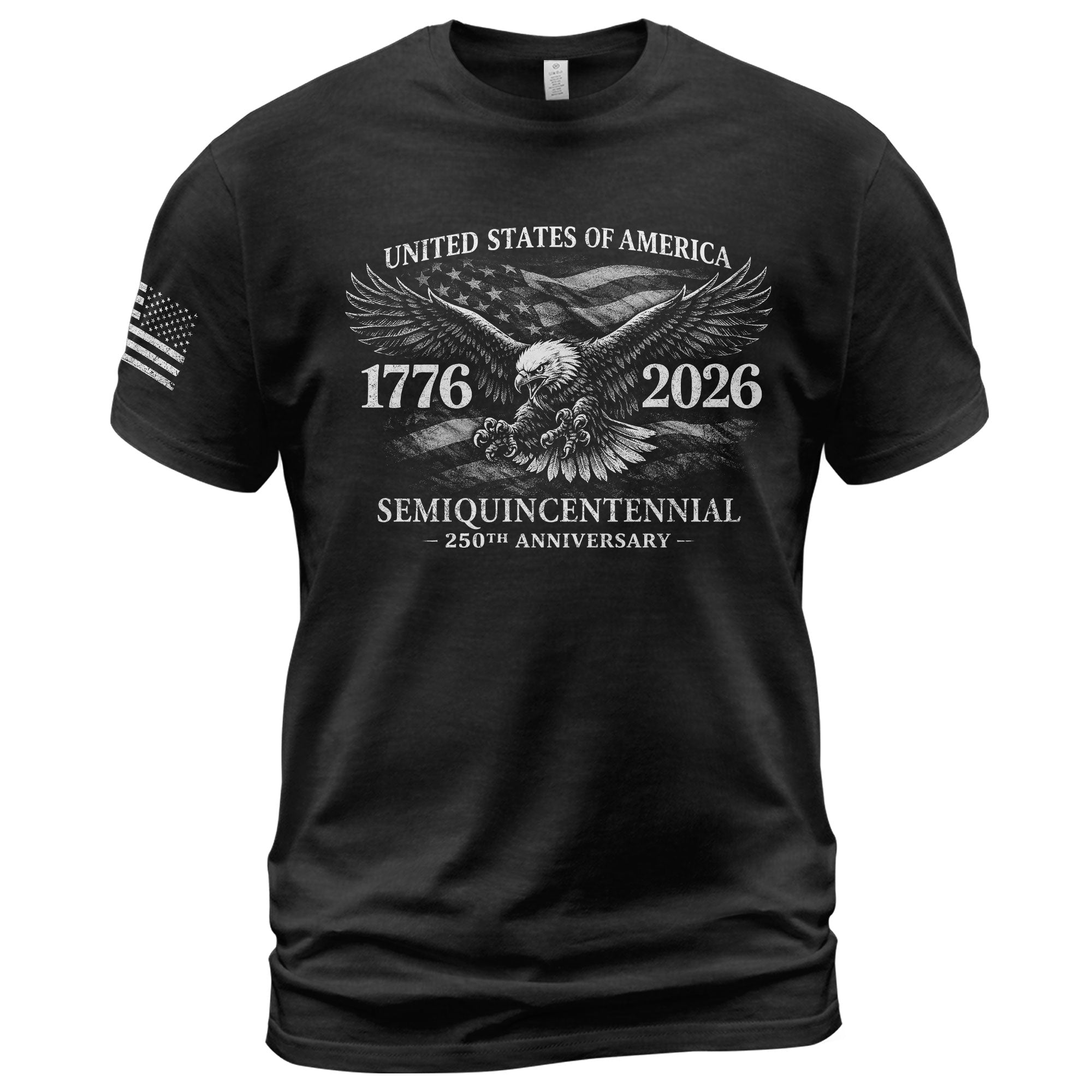 USA 250 Years American Pride Shirt 1776-2026 Eagle USA Patriotic