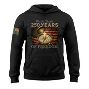 American Christian Faith Hoodie 1776–2026 USA 250th Anniversary Patriotic Gift - Rust Field Wear