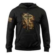 1776–2026 USA Christian Hoodie Patriotic Faith Apparel