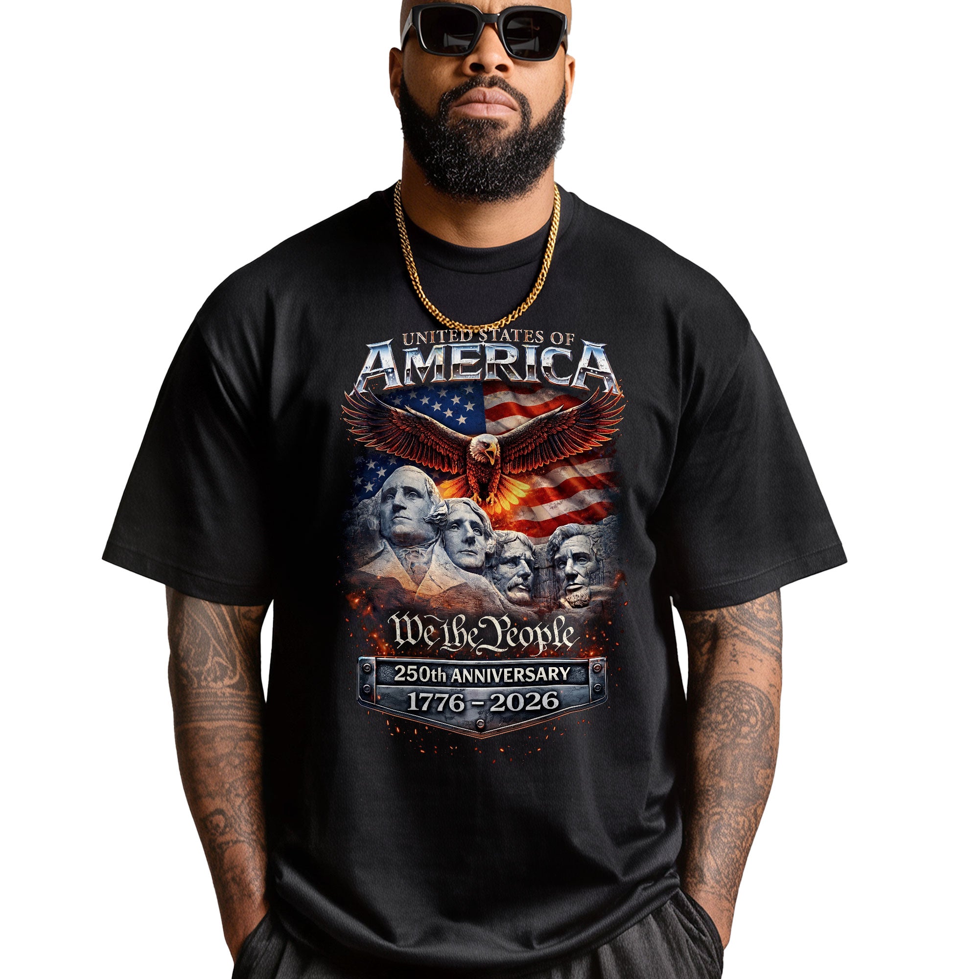 We The People 250th Anniversary 1776–2026 – Founding Legacy Patriotic T-Shirt