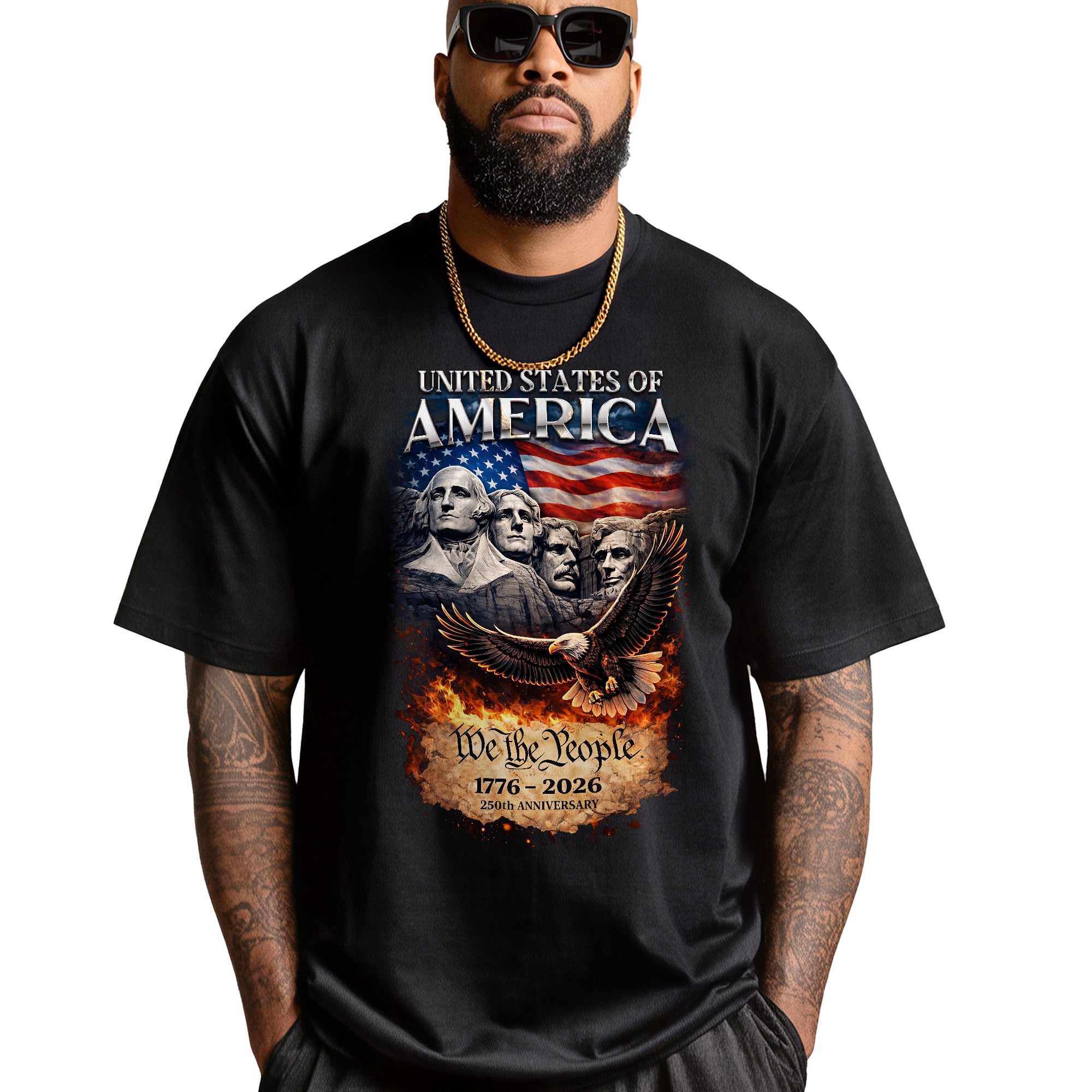United States of America 1776–2026 – 250 Years of Freedom Commemorative T-Shirt