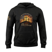 America 250th Anniversary Hoodie 1776-2026 – Calvary Cross One Nation Under God 250 Years of Blessings Hoodie