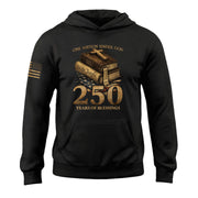 USA 250th Anniversary 1776-2026 Semiquincentennial Hoodie – One Nation Under God Eagle Holy Bible We The People Patriotic Men’s Hoodie