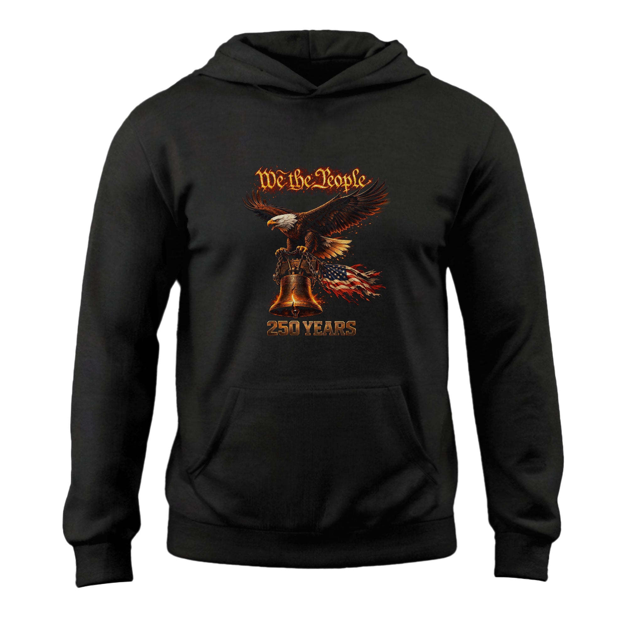 Semiquincentennial 250 Years Hoodie – We The People Eagle & Liberty Bell Design