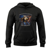 Semiquincentennial USA 250th Anniversary Hoodie – 1776–2026 Eagle Lightning Graphic