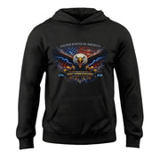 Vintage Bootleg USA 1776-2026 250th Anniversary Freedom Hoodie - Patriotic Eagle & Flag Graphic Hoodie