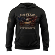 USA 250th Anniversary Eagle Hoodie - 1776-2026 Semiquincentennial Patriotic Flag Hoodie for Men
