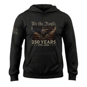 America 250th Anniversary Hoodie - We The People 1776-2026 Semiquincentennial Eagle Patriotic Flag Mens Hoodie