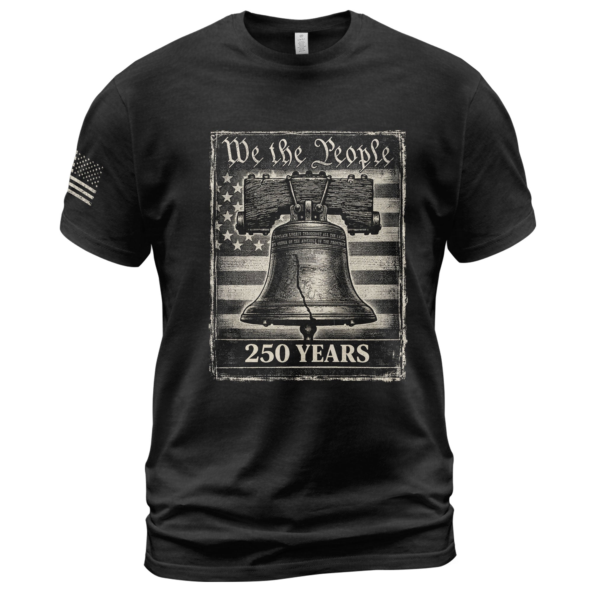 America 250th Anniversary T-Shirt - 250 Years 1776-2026 Liberty Bell "We The People" Patriotic Tee