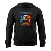 United States 250th Anniversary Hoodie 1776-2026 – Vintage Eagle Liberty Bell Statue of Liberty Hoodie