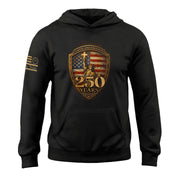 USA 250th Anniversary 1776-2026 Semiquincentennial Hoodie – Christian Faith and Freedom Statue of Liberty 250 Years Patriotic Hoodie