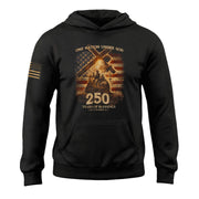 USA 250th Anniversary 1776-2026 Semiquincentennial Hoodie – One Nation Under God Jesus Carrying Cross American Flag Christian Hoodie