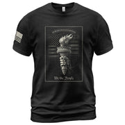 America 250th Anniversary 1776-2026 Semiquincentennial T-Shirt – Retro We The People Statue of Liberty Torch Patriotic Men's Hoodie Style Tee