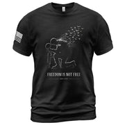 America 250th Anniversary 1776-2026 Semiquincentennial T-Shirt – Freedom Is Not Free Honor Our Heroes Patriotic Men's Tee