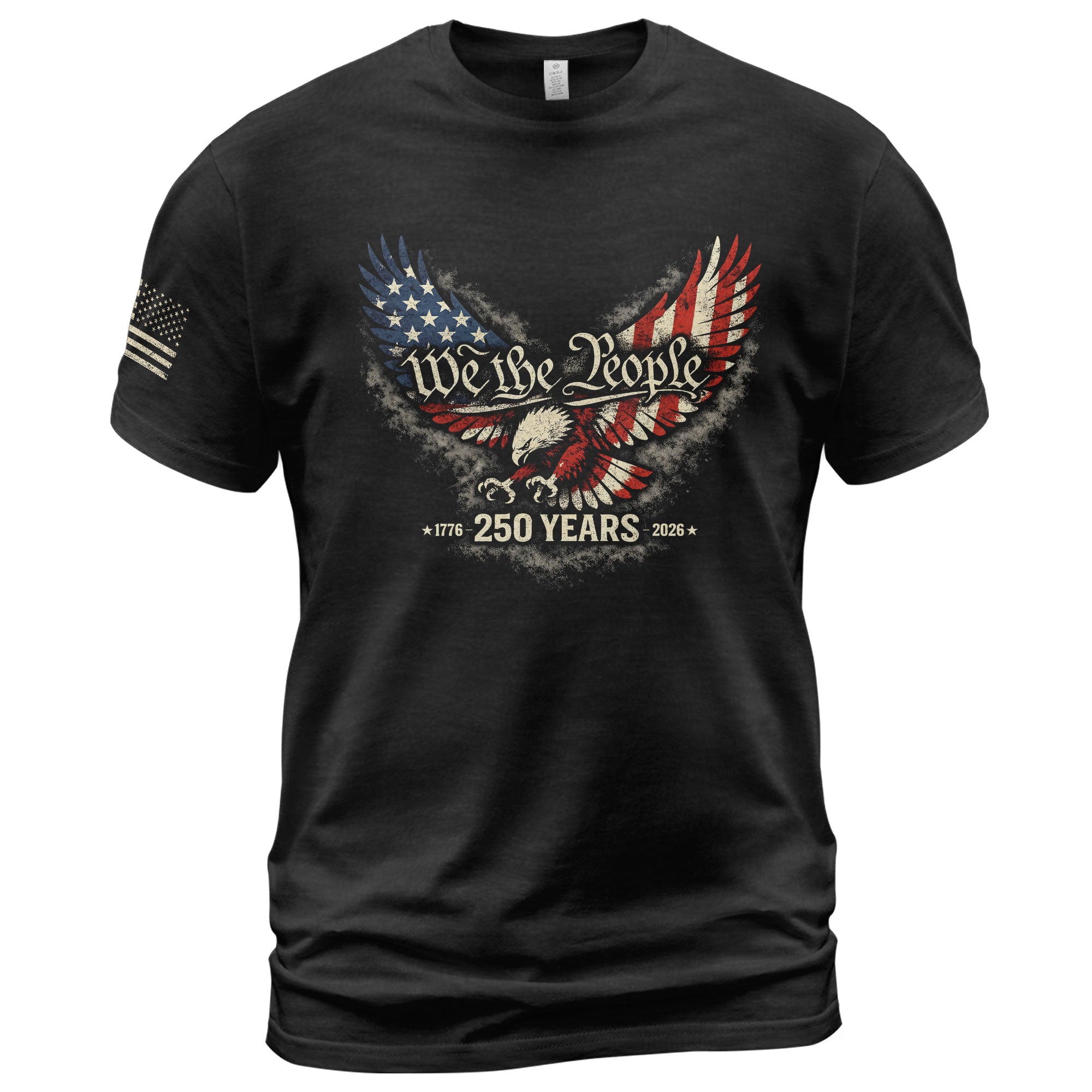 America 250th Anniversary T-Shirt 1776-2026 – We The People & Eagle Freedom Tee
