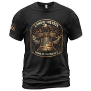 Land of the Free Since 1776 Semiquincentennial Patriotic Shirt Liberty Bell Eagle 250 Years Tribute