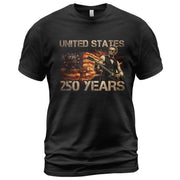 Abraham Lincoln 1776-2026 Patriotic Graphic Tee - Unisex Summer Apparel for Fans - Rust Field Wear