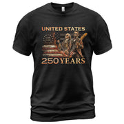 Unisex 1776-2026 Presidents T Shirt - Lincoln Washington Patriotic Summer Graphic Tee - Rust Field Wear