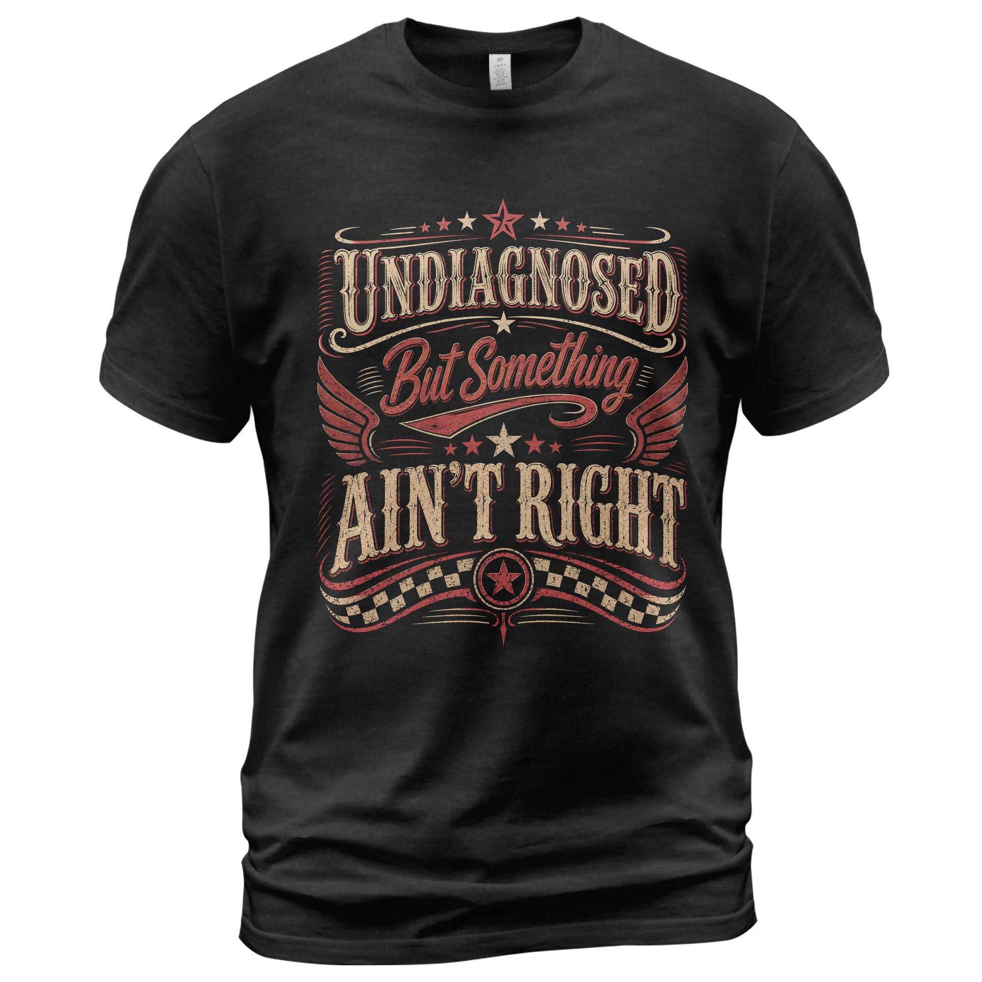 Undiagnosed But Something Ain't Right Tshirt - Vintage Chronic Illness Awareness Tee