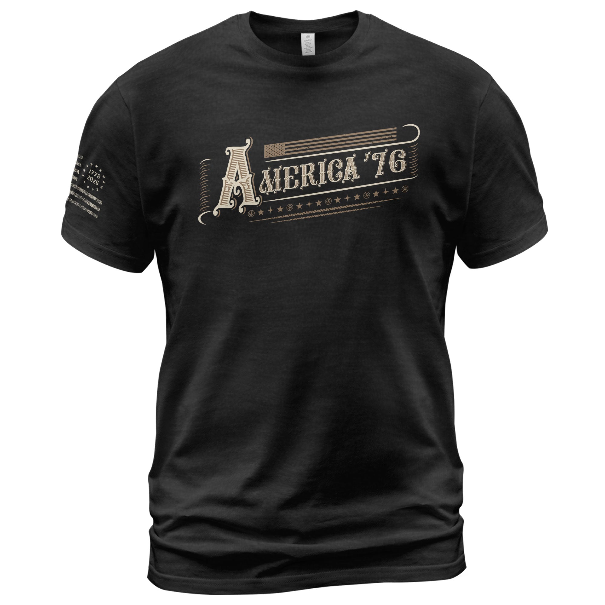 America '76 Graphic T Shirt Vintage Patriotic American Pride Style Casual Mens Top