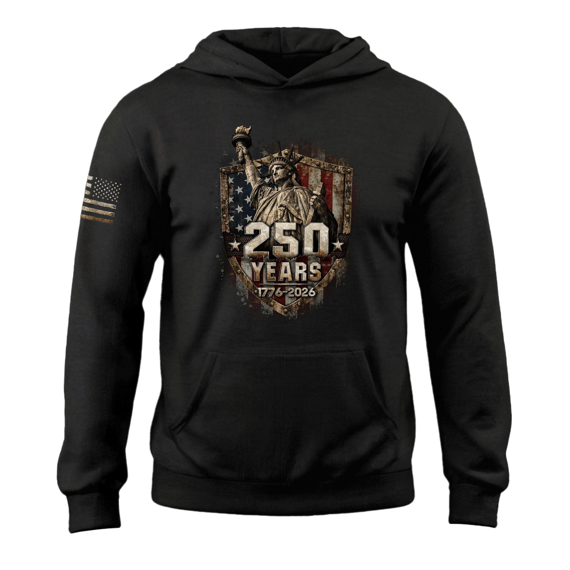 USA 250th Anniversary Hoodie 1776–2026, Patriotic American Freedom Celebration Design