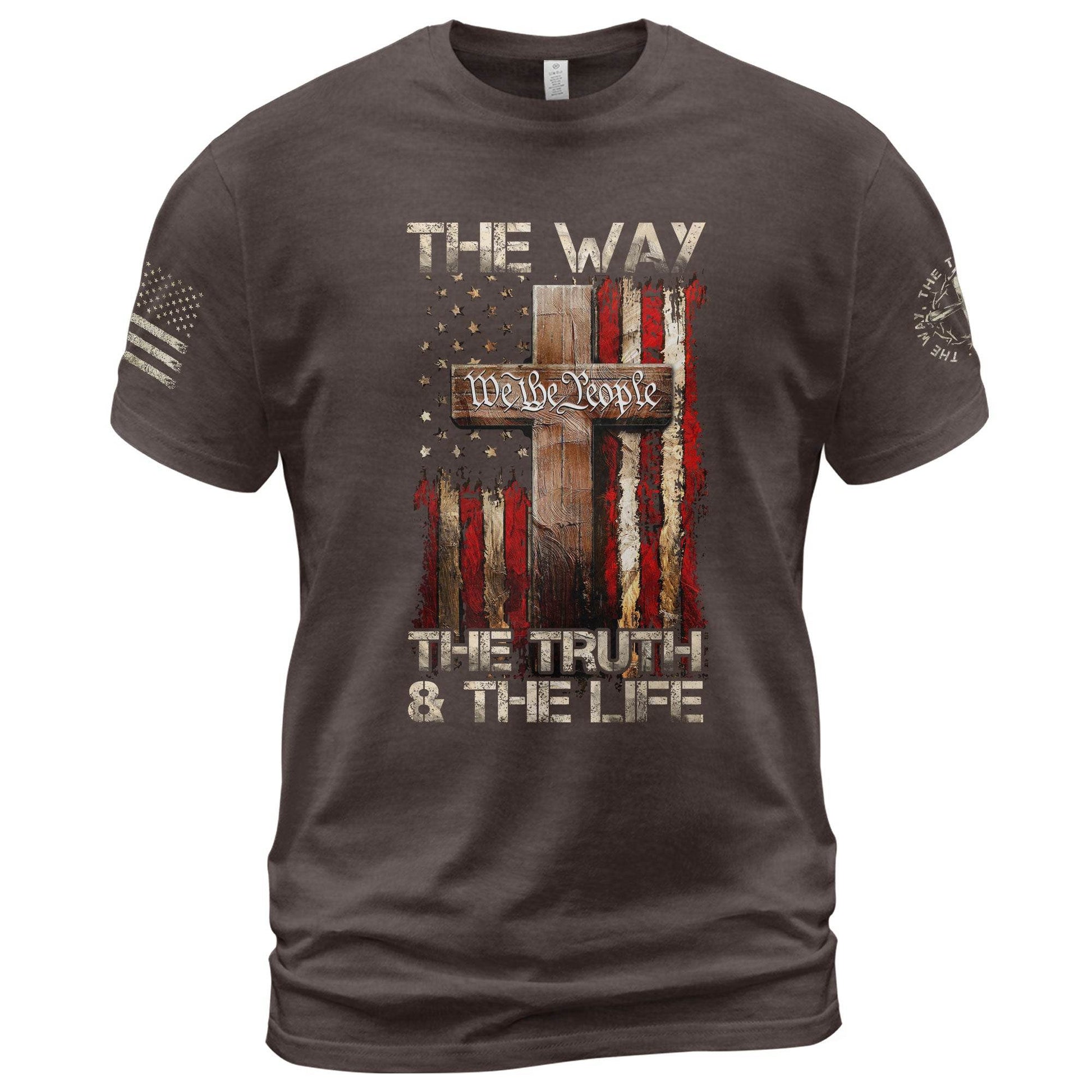 Jesus Is The Way T-Shirt - Rust Field Wear